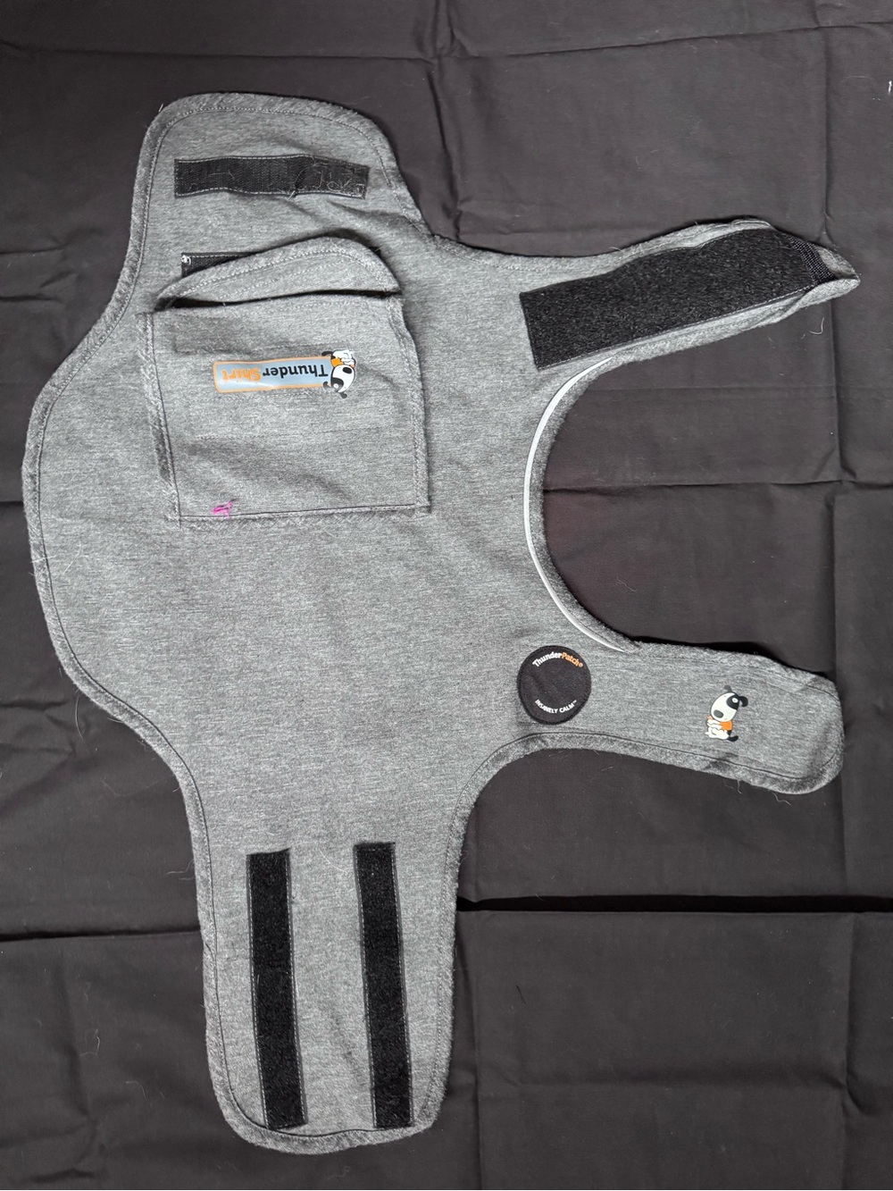 Thundershirt Gray Calming Dog Vest with Pouch